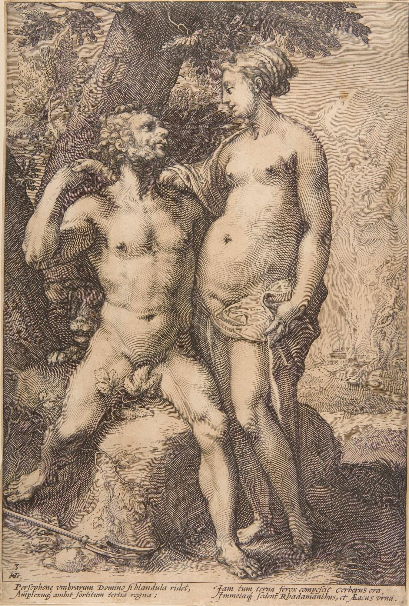 Jan Saenredam - Pluto und Proserpina.
