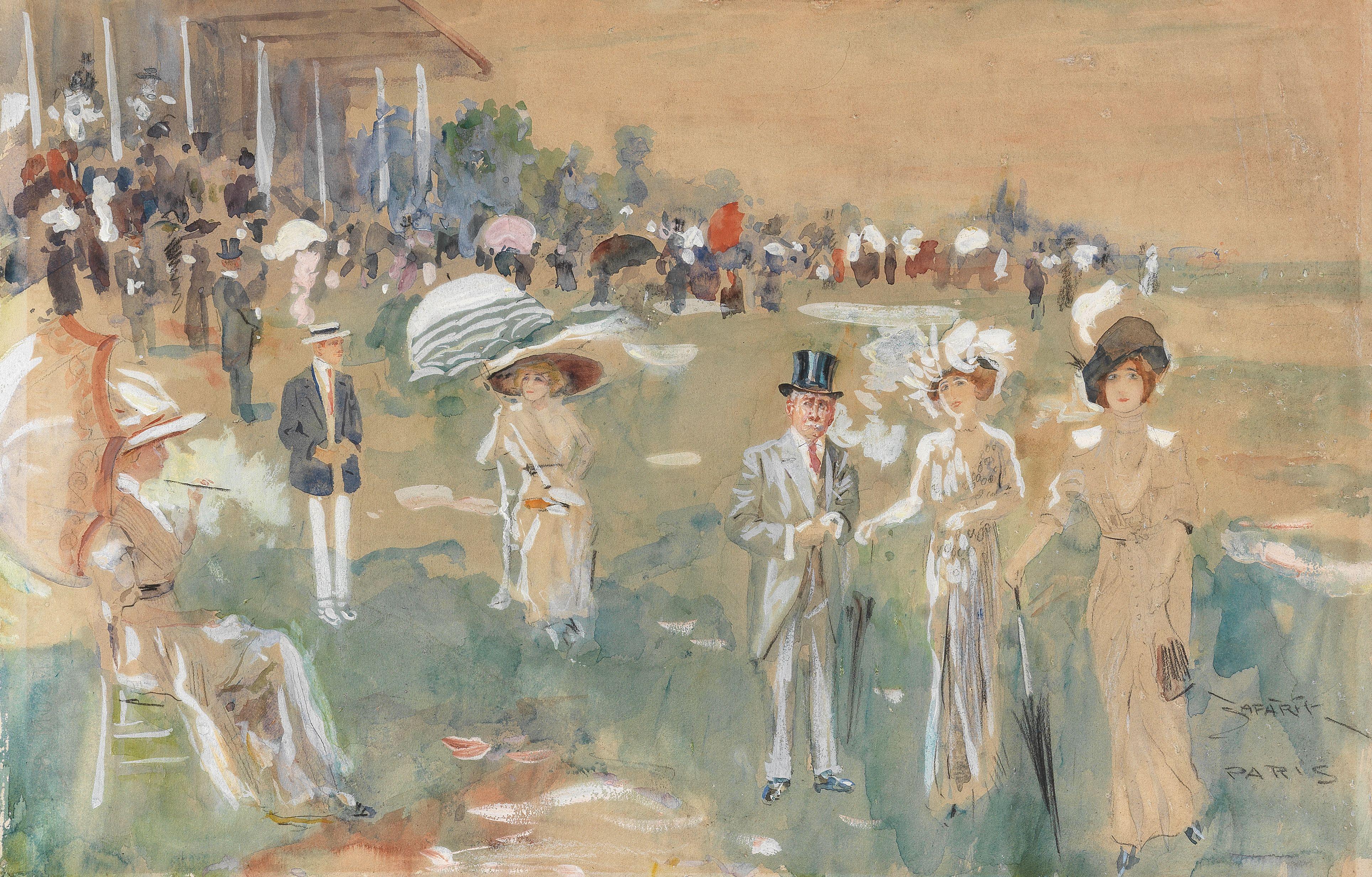 Jan Šafařík - At The Racetrack, Paris