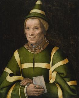 Jan Sanders van Hemessen - Portrait Of Elisabet, Court Fool Of Anne Of Hungary