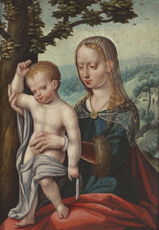 Jan Sanders Van Hemessen - The Virgin And Child