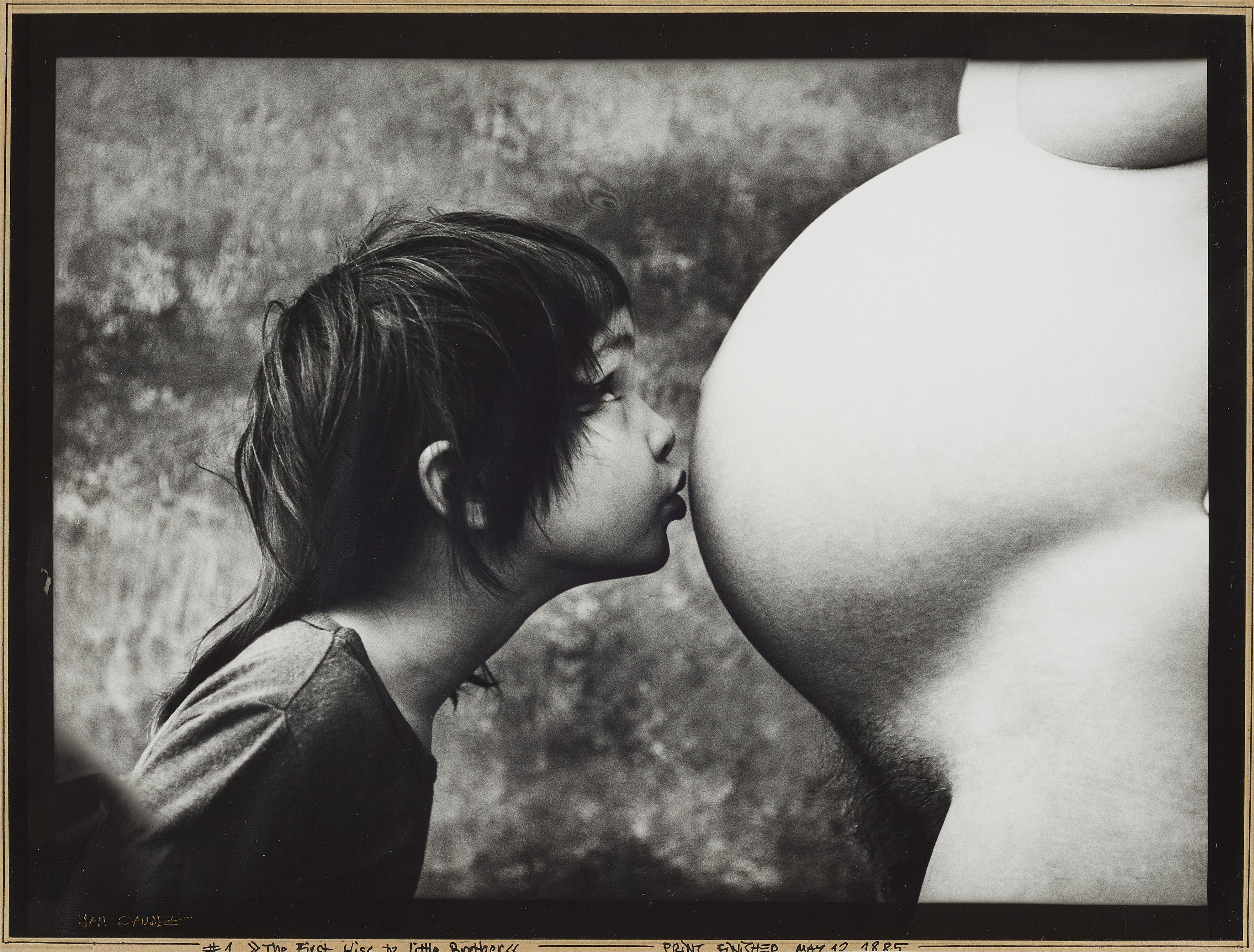 Jan Saudek - The First Kiss to Little Brother