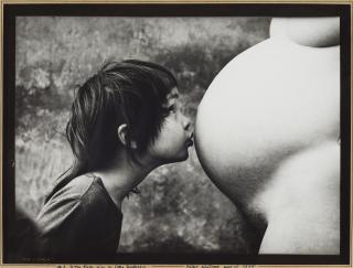 Jan Saudek - The First Kiss to Little Brother