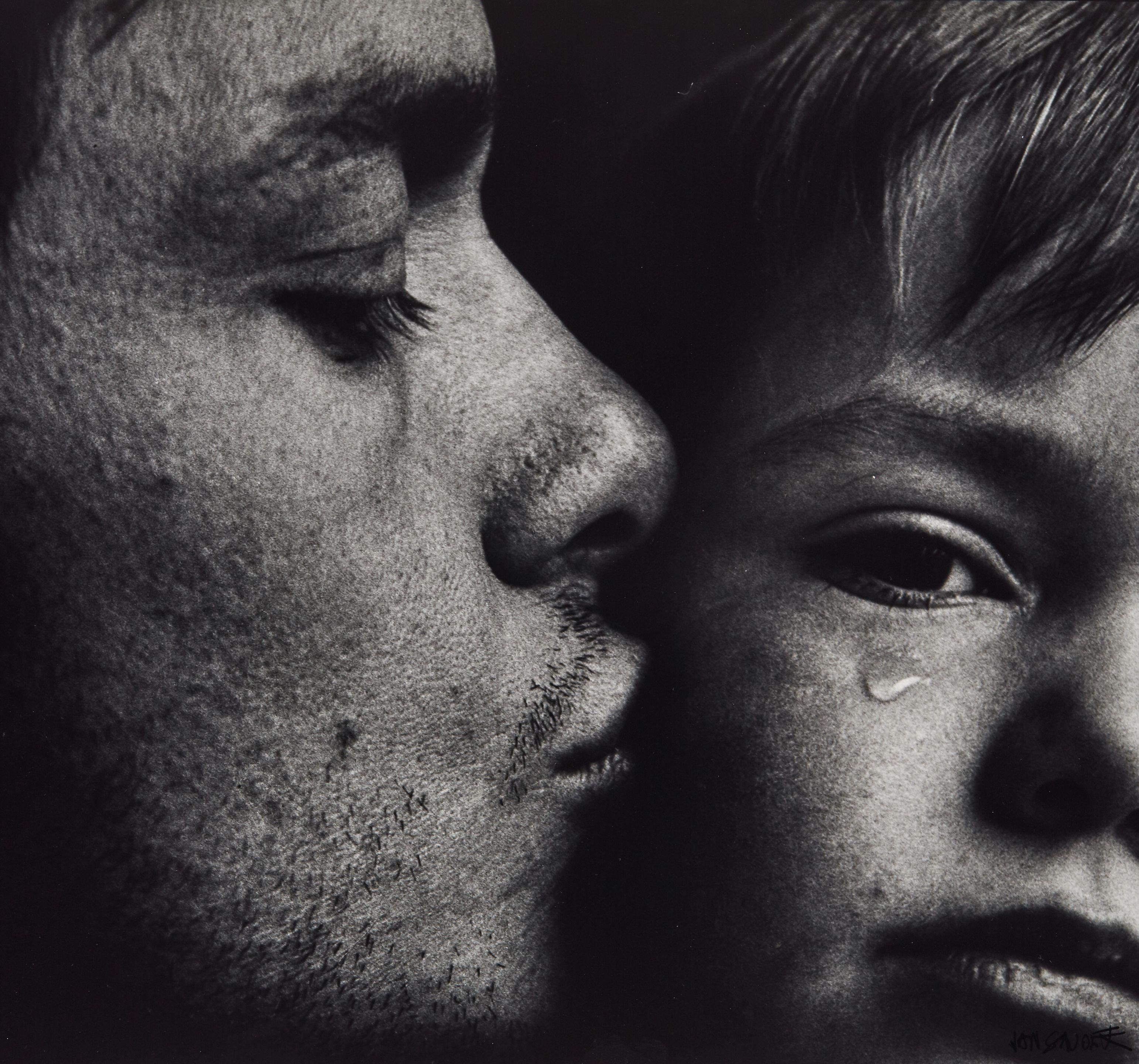 Jan Saudek - Untitled (Father and child)