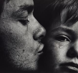 Jan Saudek - Untitled (Father and child)