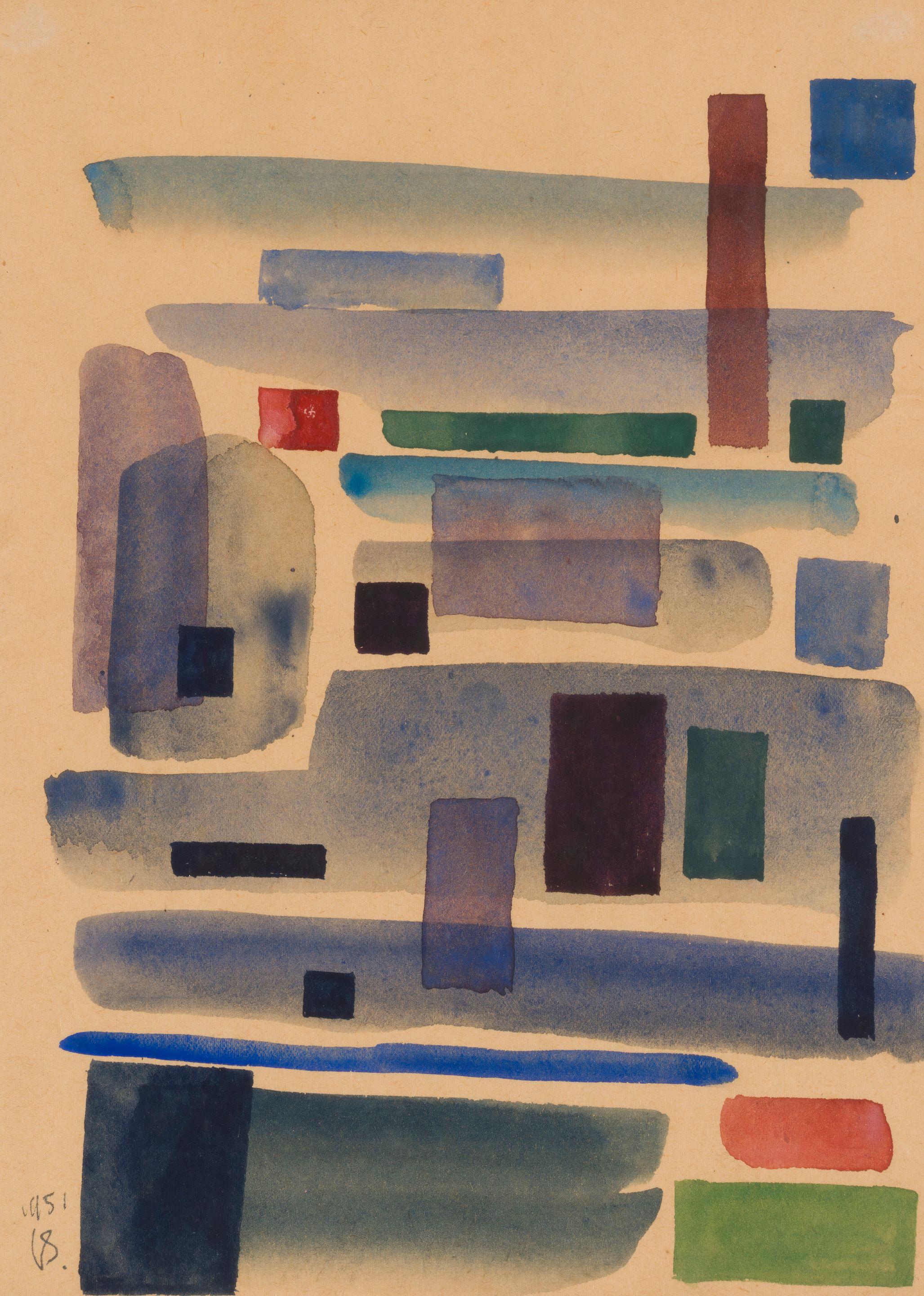 Jan Saverys - Composition abstraite