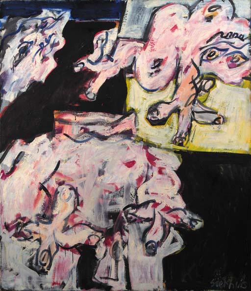 Jan Sierhuis - Compositie met figuren