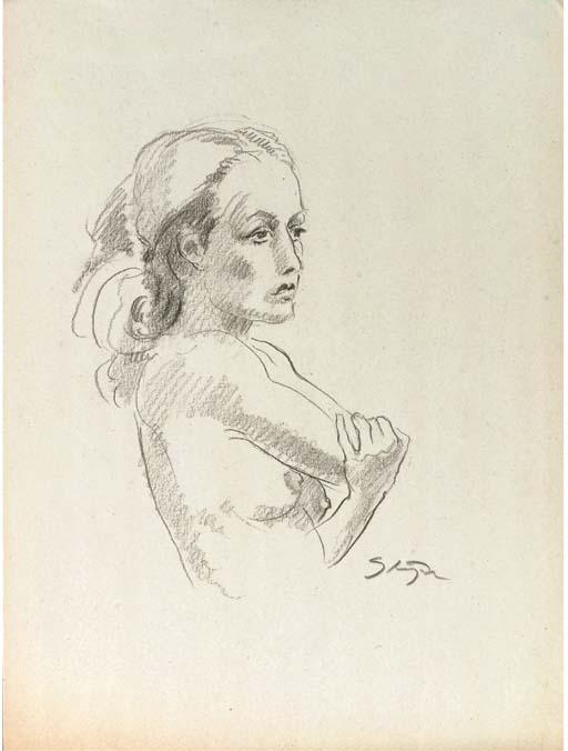 Jan Sluijters Jr. - A nude posing