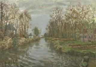 Jan Sluijters Jr. - A View of The River Vecht