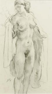 Jan Sluijters - A standing nude