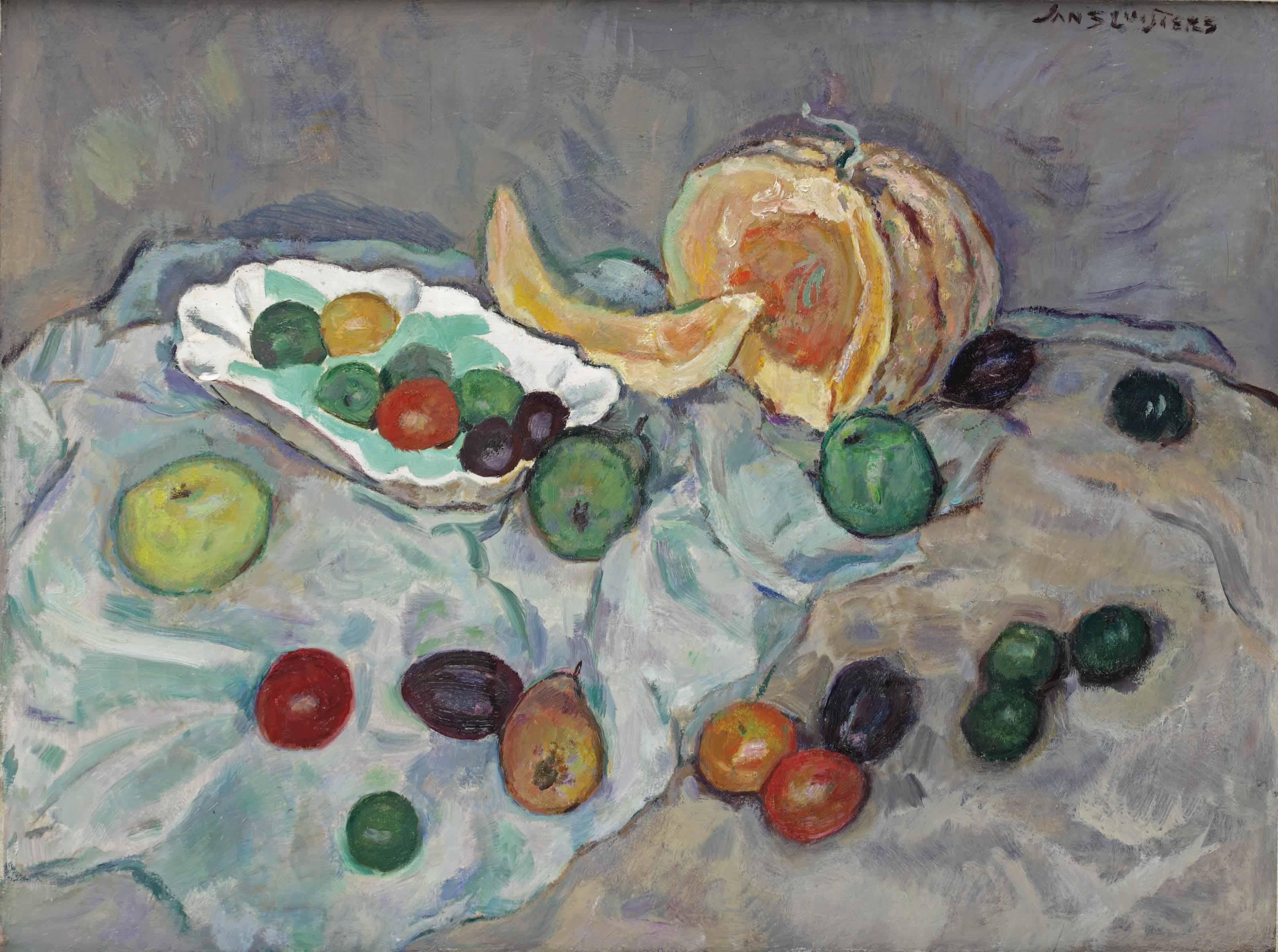 Jan Sluijters - A still life with fruits