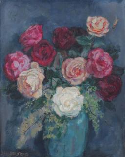 Jan Sluijters - A still life with roses
