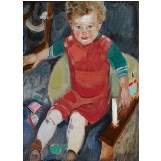Jan Sluijters - Dutch Portrait Of The Artist\'S Son Jan Sluijters Jr. 