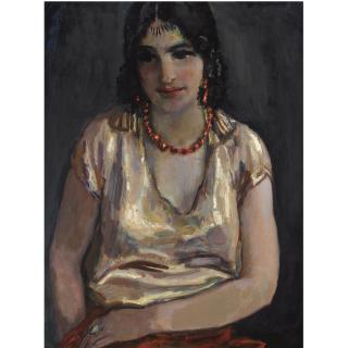 Jan Sluijters - Dutch Portret Van Een Jonge Vrouw