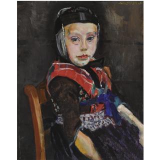 Jan Sluijters - Dutch Staphorster Meisje