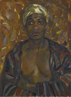 Jan Sluijters - Dutchman  In A White Turban