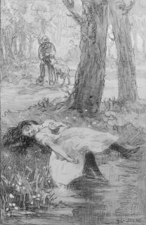 Jan Sluijters - Girl lying on the lakeshore