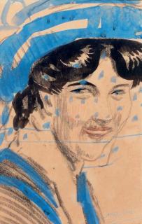 Jan Sluijters - Portrait of a woman