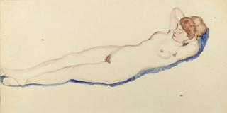 Jan Sluijters - Reclining nude