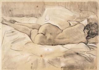 Jan Sluijters - Reclining nude