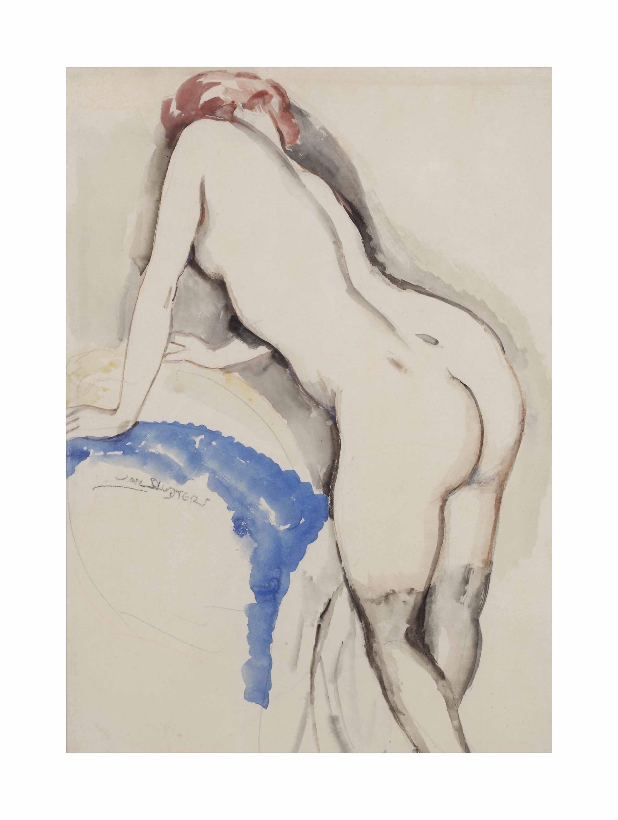 Jan Sluijters - Standing nude