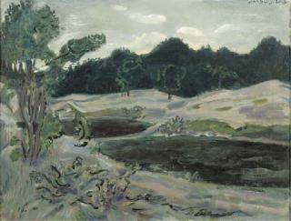 Jan Sluijters - Unfinished construction of the Tienhoven canal