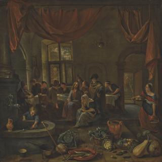Jan Steen - Christ in the House of Mary and Martha