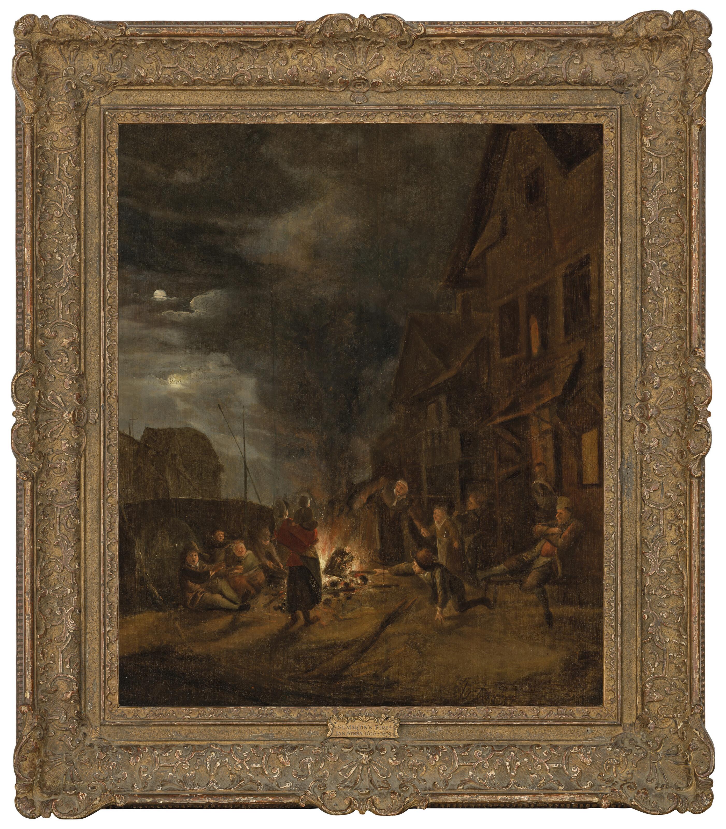 Jan Steen - St Martin\'s Fire