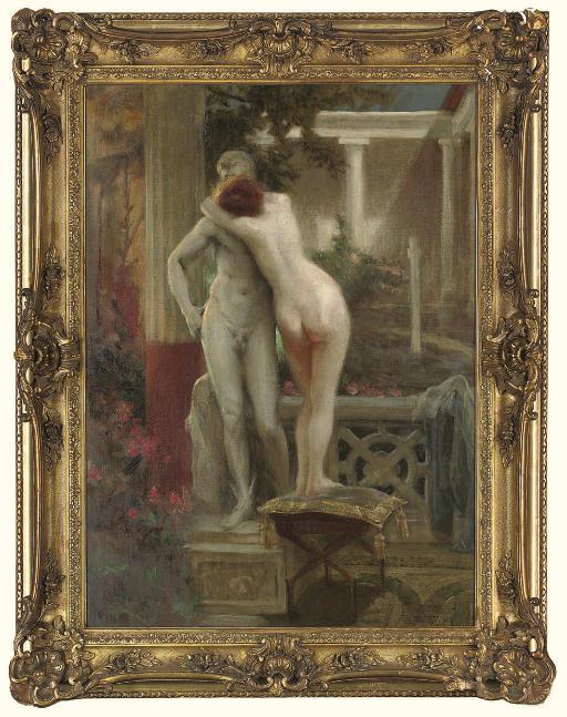 Jan Styka - Hermes and Aphrodite