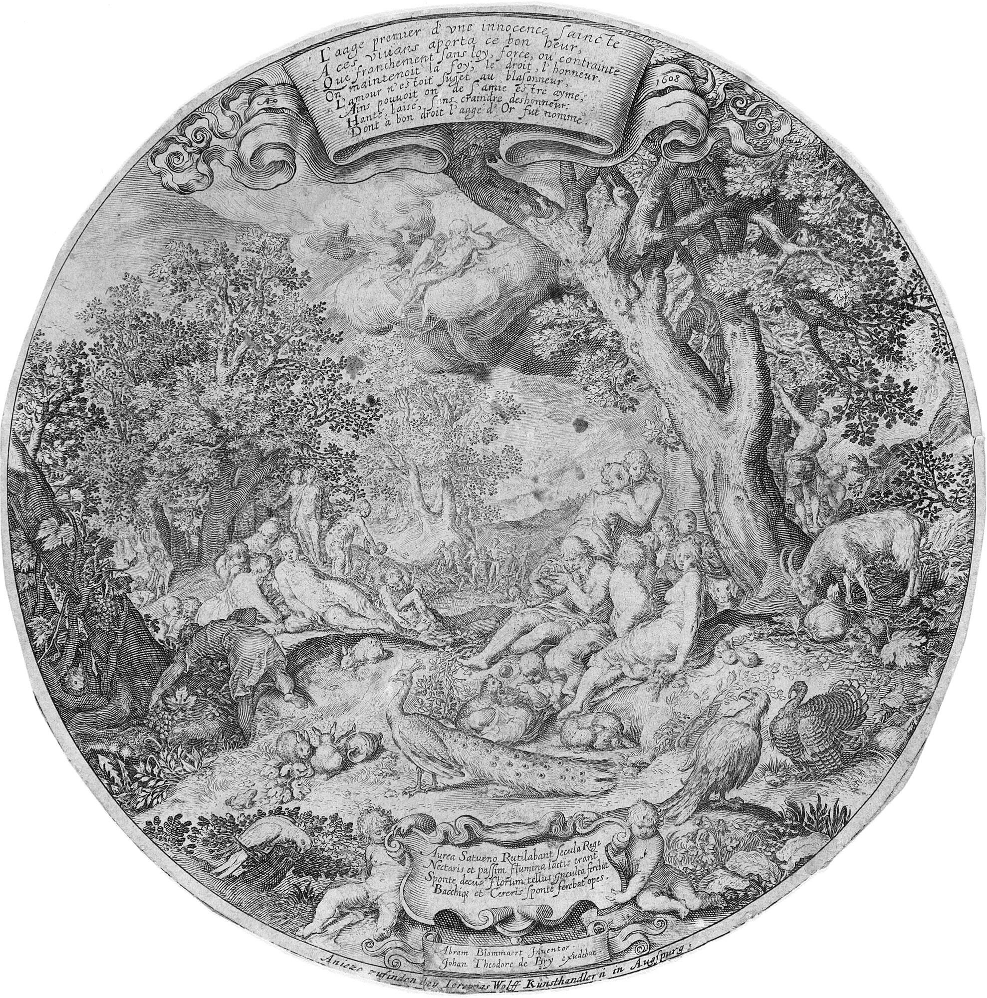 Jan Theodor de Bry - Das Goldene Zeitalter.