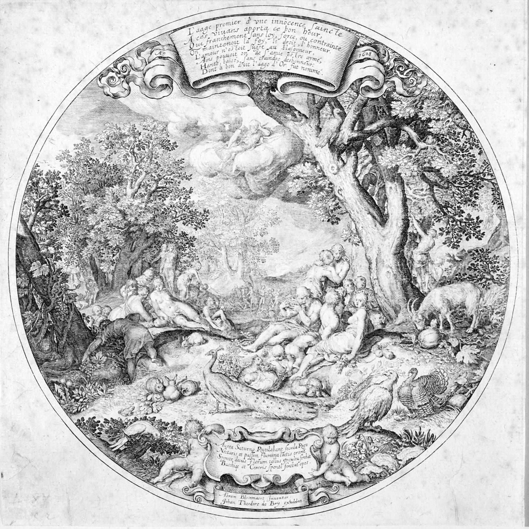 Jan Theodor de Bry - Das Goldene Zeitalter.