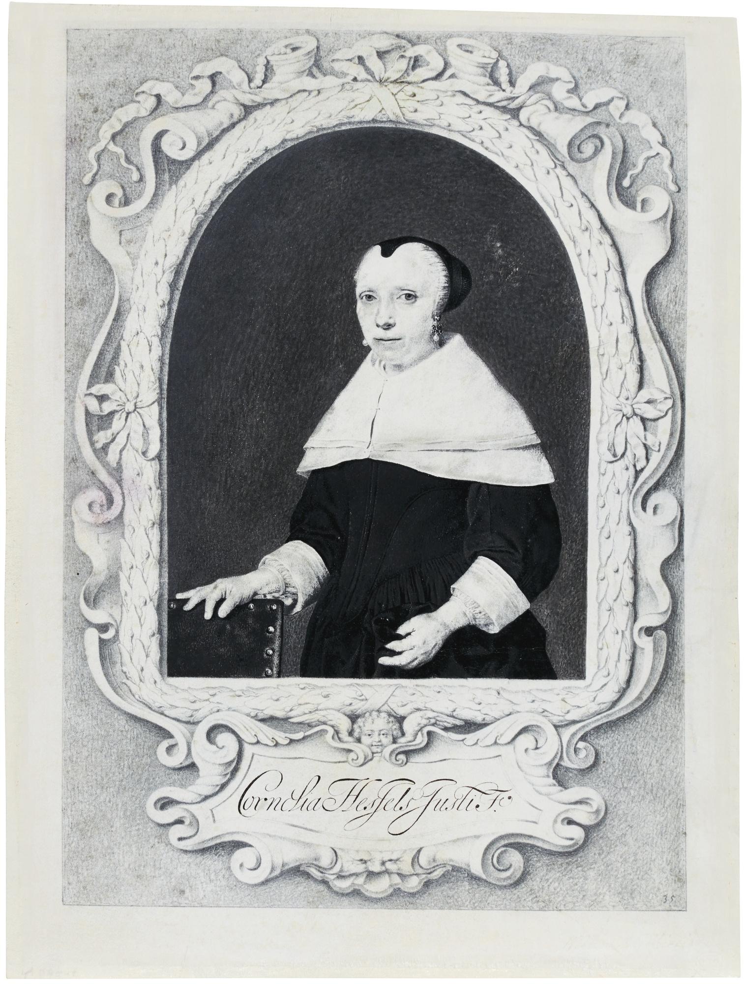 Jan Thopas - Portrait Of Cornelia Hessels