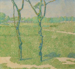 Jan Toorop - A landscape with trees
