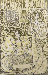 Jan Toorop - Delftsche Slaolie (Verbeek 6)