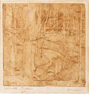 Jan Toorop - In Het Bos (Boon 17A)