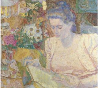 Jan Toorop - Portret van mevrouw M.J. de Lange - Portrait of Mrs M.J. de Lange