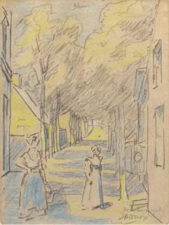 Jan Toorop - Village Street, Domburg