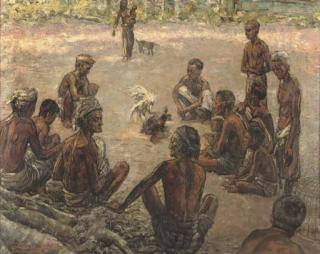 Jan Van Aken - A cock fight