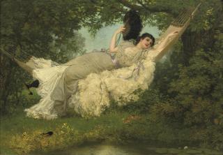 Jan Van Beers - In the hammock