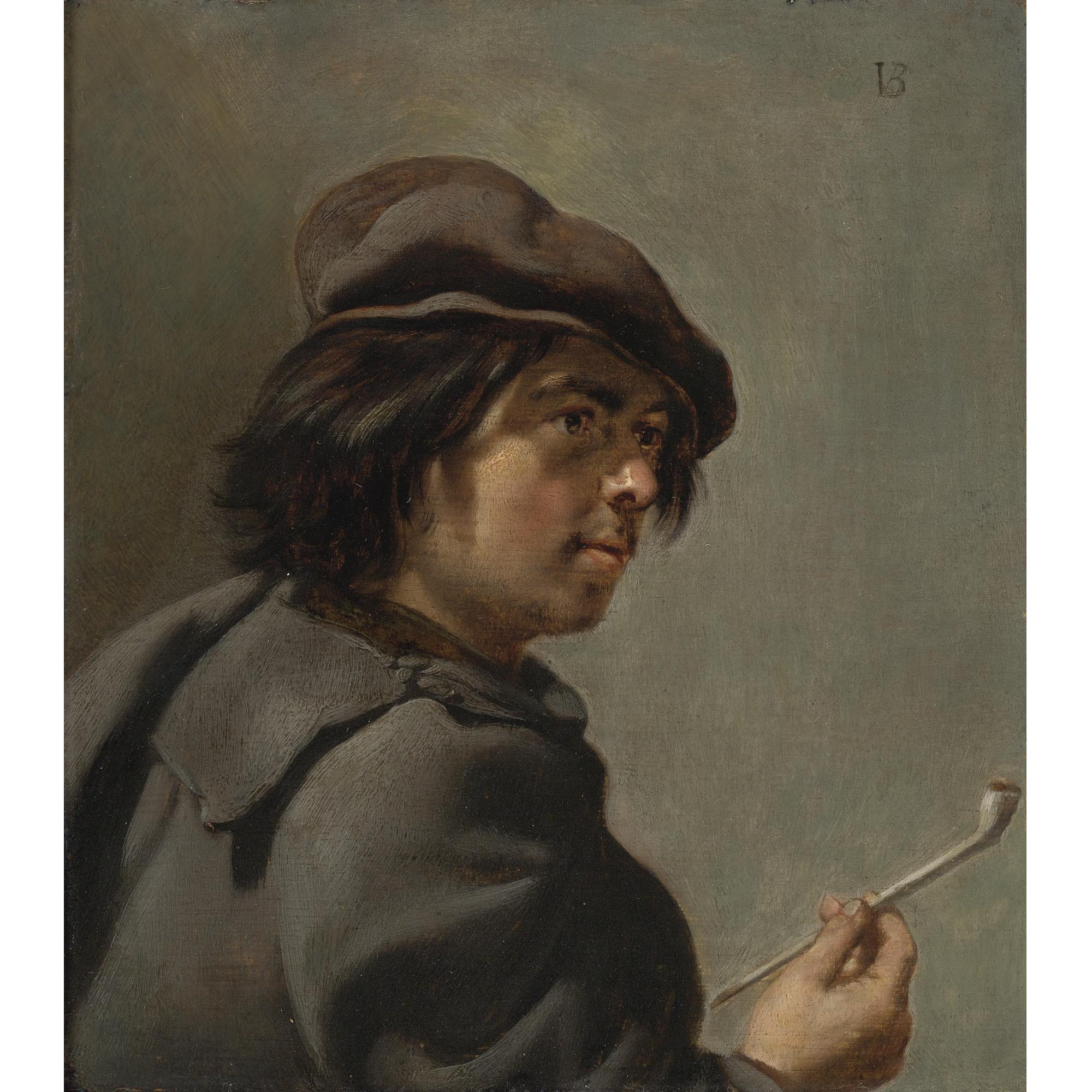 Jan Van Bijlert - A Smoker