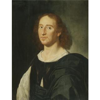 Jan van Bijlert - Portrait Of A Gentleman Wearing A Purple Doublet And A White Shirt