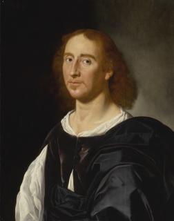 Jan Van Bijlert - Portrait Of A Gentleman Wearing A Purple Doublet And A White Shirt