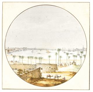 Jan Van Call The Elder - View Of The Harbour Of Alexandria, Egypt