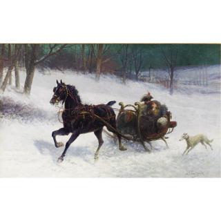 Jan van Chelminski - A Ride In The Sleigh