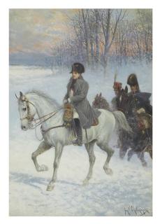 Jan Van Chelminski - Napoleon and his Officers, Russian Campaign, 1812