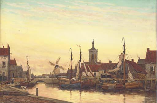 Jan van Couver - Early Morning Middelburgh, Holland