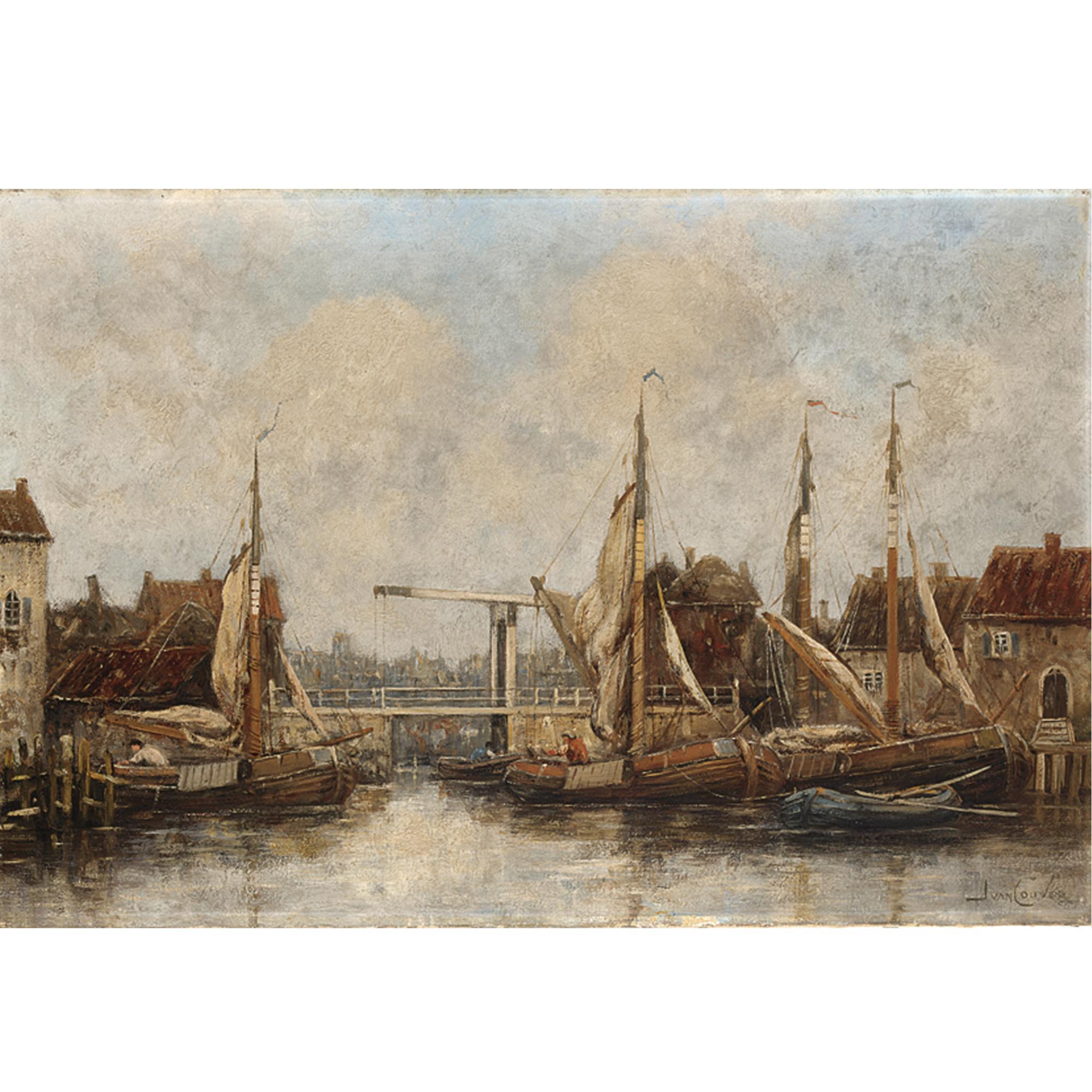 Jan van Couver - \'The Old Drawbridge, Zwolle\'