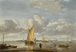 Jan Van De Cappelle - A Calm Sea