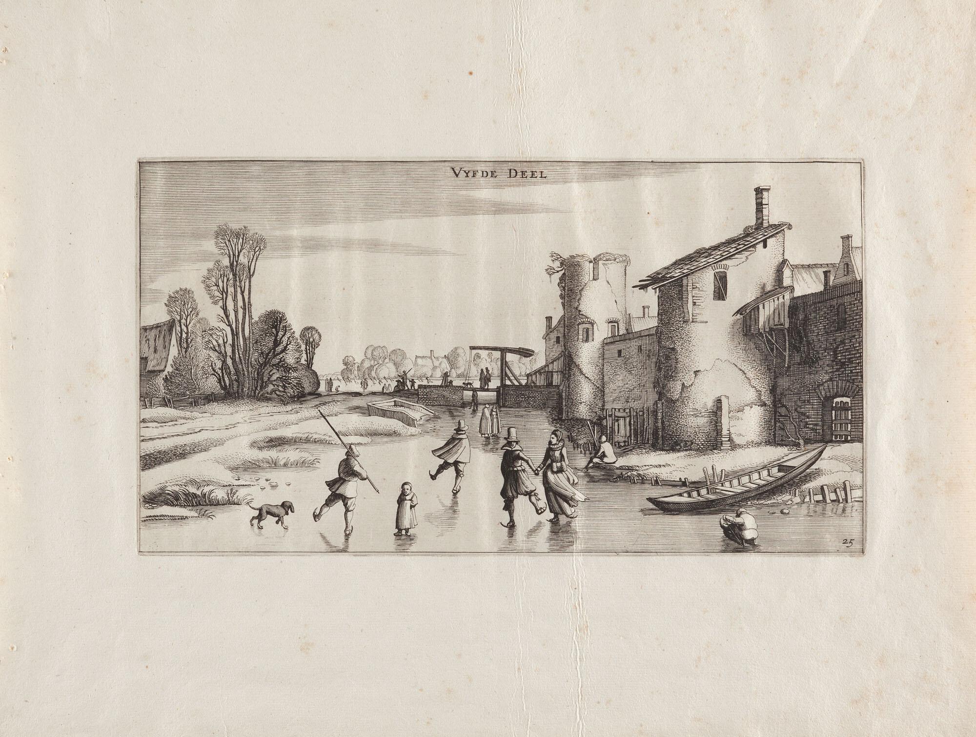 Jan van de Velde II. - 6 Bll.: Landschaften.