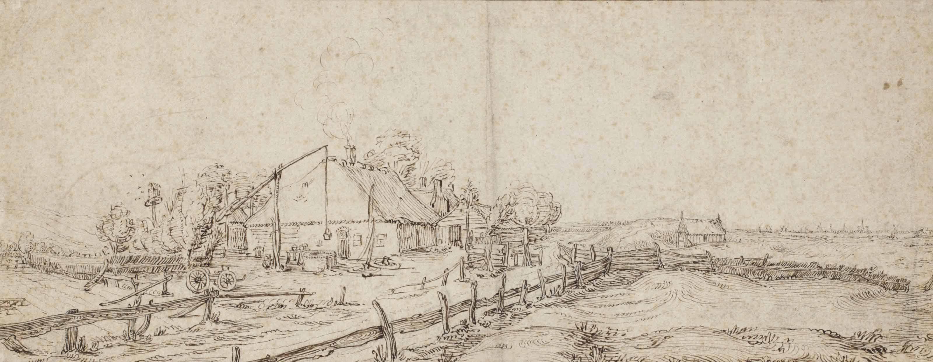 Jan Van De Velde Ii - Farmhouses near Haarlem