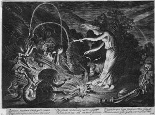 Jan van de Velde II - The Sorceress (Holl. 152)